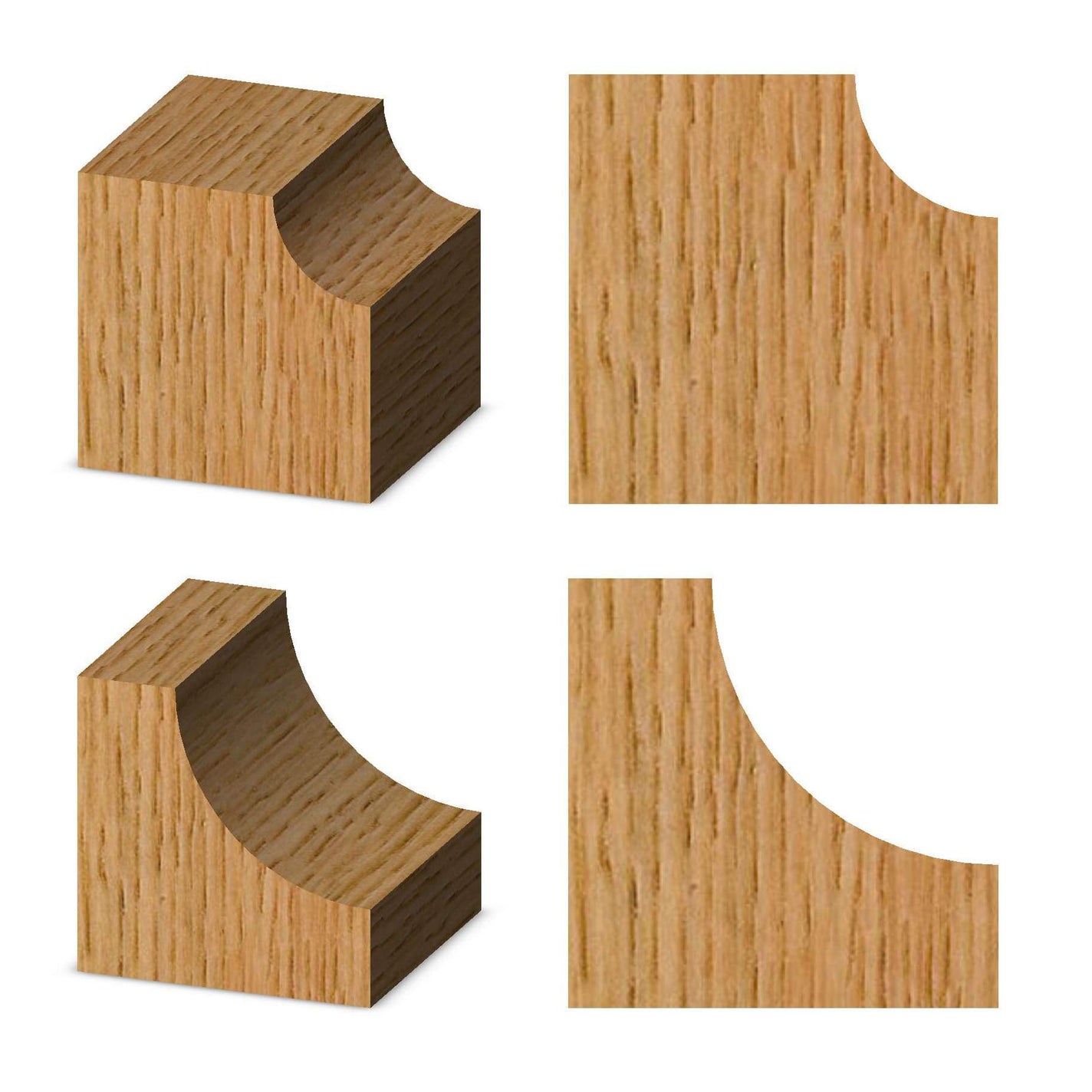 Whiteside, Cove Router Bits – RustyDesign