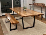 metal bench & dining table legs