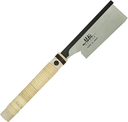 SUIZAN Japanese Dovetail Hand Saw Single Edge 6 inch, DOZUKI Pull Saw