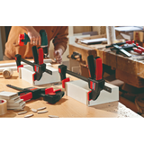 BESSEY One Handed Clamps, Heavy Duty EHK Trigger Clamp Series, Pack/4, (3 Variants)