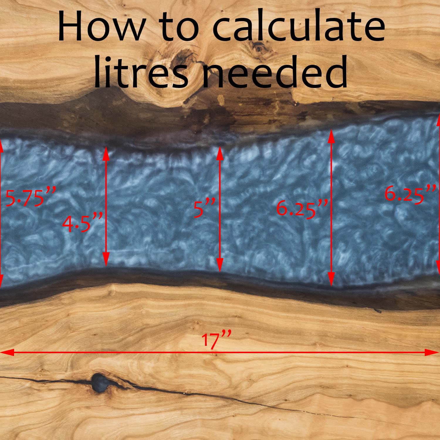 How to calculate volume required - RustyDesign