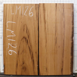 8/4 Tiger wood Lumber, #LM126, set of 2 pieces, about 7.6 bd ft