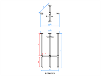 pipe bar table legs