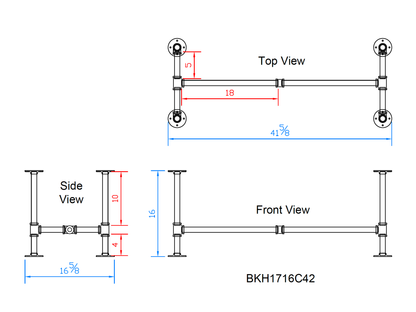 pipe coffee table legs