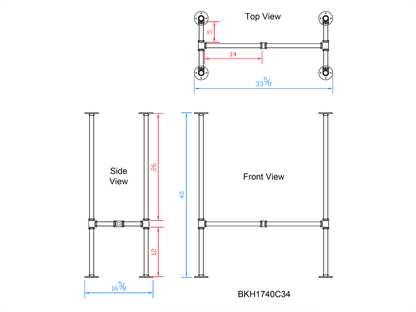 pipe table legs