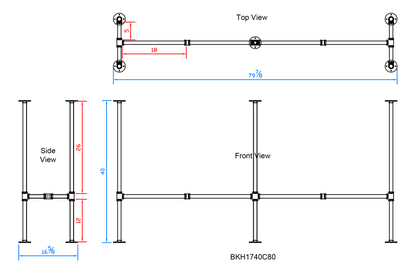 pipe table legs