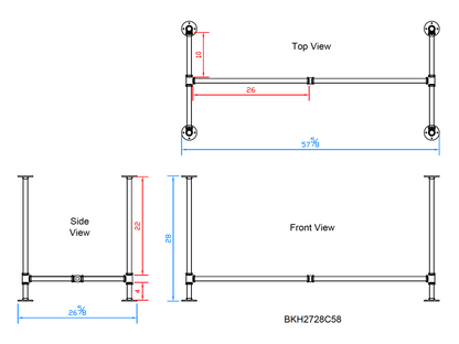 pipe table legs