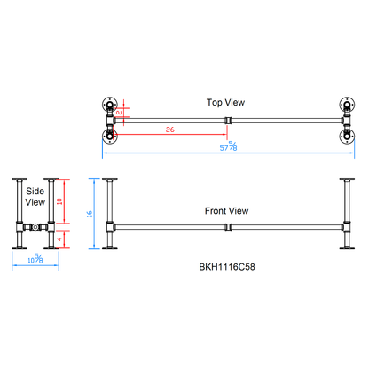 pipe bench legs