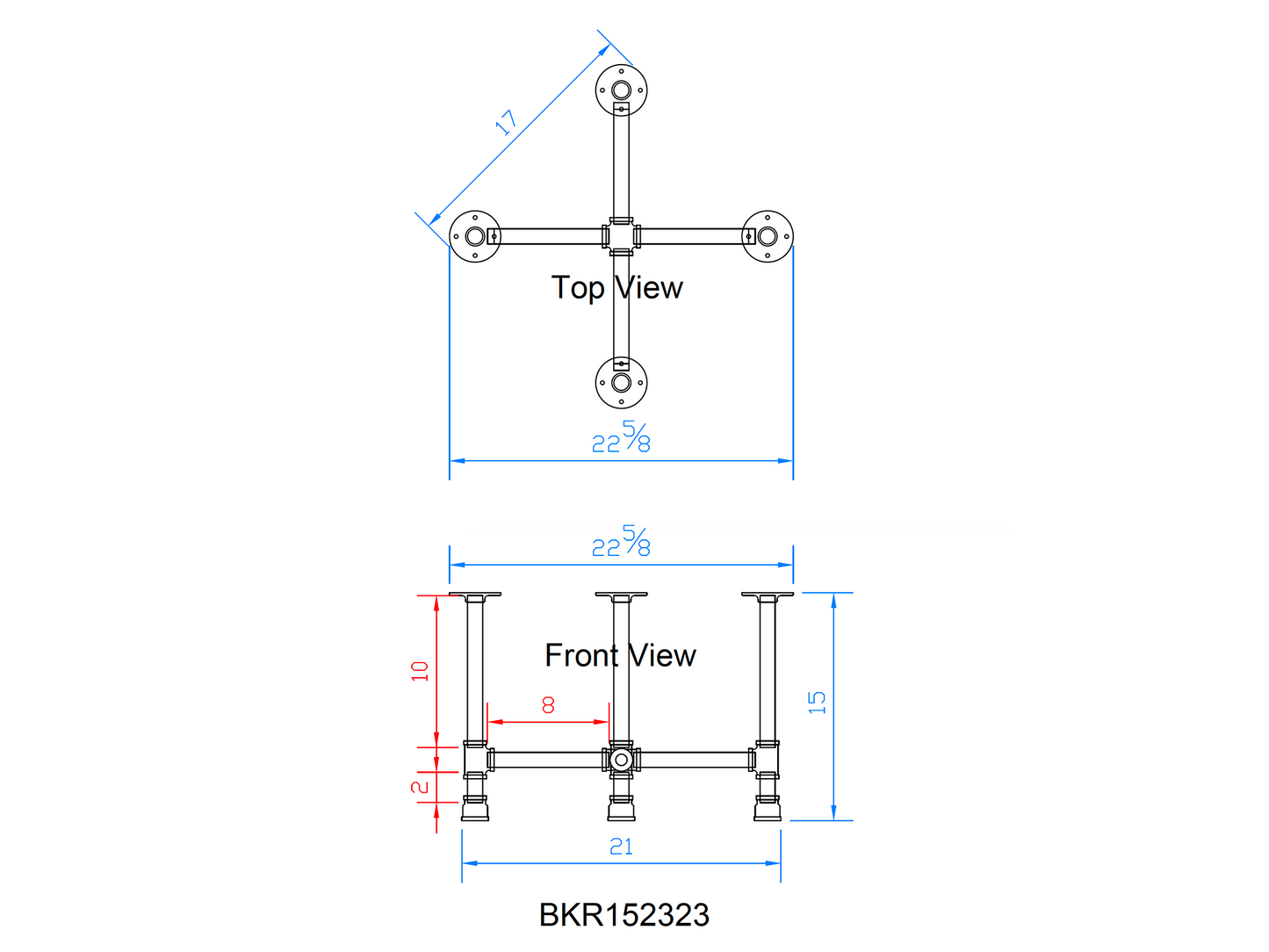 round pipe coffee table legs