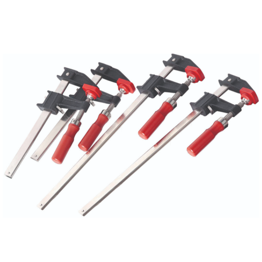 BESSEY Clutch Style Bar Clamps, Wood Handle, GSCC Series, Set/4