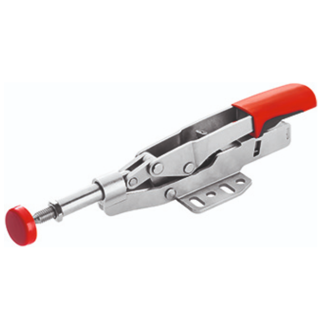 BESSEY Auto‑Adjust Toggle Clamp, Horizontal Push Pull, Flanged Base (2 Variants)